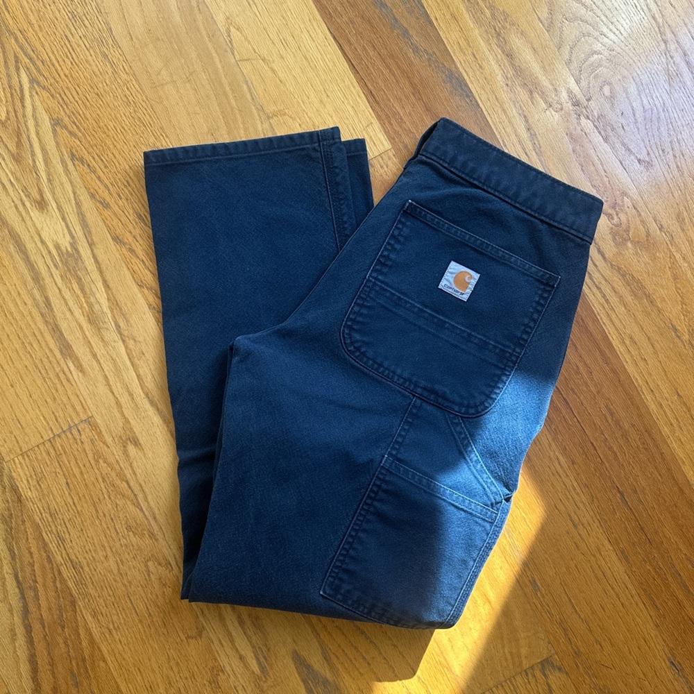 Carhartt Black Relaxed Straight Pants